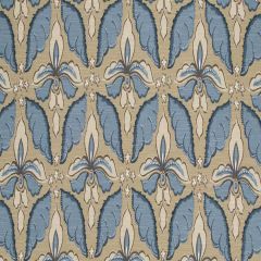 Robert Allen Painted Damask Indigo 513208 At Home Collection Indoor Upholstery Fabric