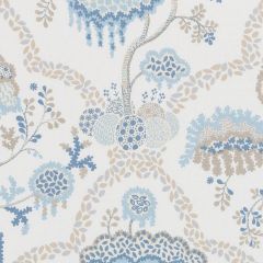 Duralee DE42662 Natural / Blue 50 Indoor Upholstery Fabric