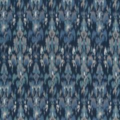 Robert Allen Fine Ikat Rr Bk Lapis 518985 At Home Collection Indoor Upholstery Fabric