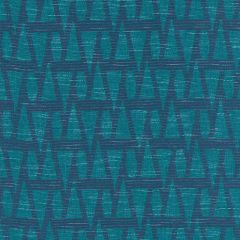 Robert Allen Geo Stitch Peacock 518990 Indoor Upholstery Fabric