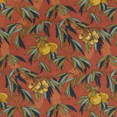 Robert Allen Nouveau Fruit Persimmon Home Multi Purpose Collection Indoor Upholstery Fabric