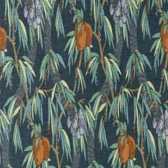 Robert Allen Nouveau Fruit Graphite 519051 Indoor Upholstery Fabric