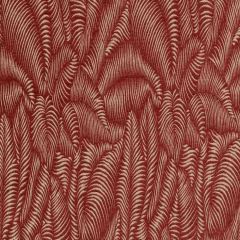 Robert Allen Tropic Ferns Bk Cinnabar 519159 At Home Collection Indoor Upholstery Fabric