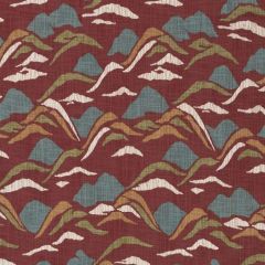 Robert Allen Lotus Hills Cinnabar 519222 At Home Collection Indoor Upholstery Fabric