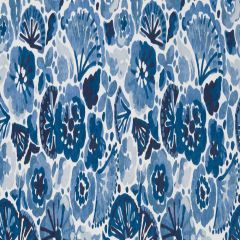 Robert Allen Waterflowers Lapis 519227 At Home Collection Indoor Upholstery Fabric