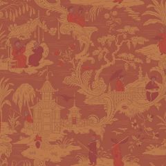 Cole and Son Chinese Toile Red 100-8041 Archive Anthology Collection Wall Covering