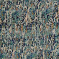 Robert Allen Inca Damask Aqua 520216 Festival Color Collection Indoor Upholstery Fabric