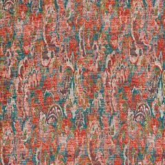 Robert Allen Inca Damask Tomato 520224 Festival Color Collection Indoor Upholstery Fabric