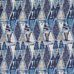 Robert Allen Minya Mirage Azure 520229 Festival Color Collection Indoor Upholstery Fabric