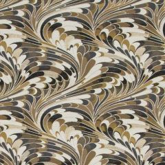 Duralee Gold / Black DU16440-64 Pavilion Inside Out Upholstery Fabric