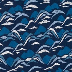 Robert Allen Lotus Fields Lapis 522129 Crypton Home Collection Indoor Upholstery Fabric