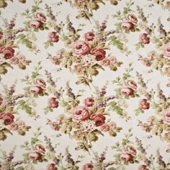 Mulberry Home Vintage Floral Pink / Green / Stone FD264-W121 Multipurpose Fabric