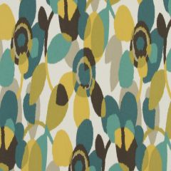 Robert Allen Abstract Flora Turquoise 232947 Crypton Home Collection Multipurpose Fabric