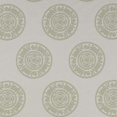 Robert Allen Folk Emblem Oyster 509816 Epicurean Collection Indoor Upholstery Fabric