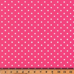 Premier Prints Mini Dot Candy Pink Cotton Playhouse Collection Multipurpose Fabric