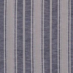 F Schumacher Zina Stripe Blue 71911 Caravanne Collection Indoor Upholstery Fabric