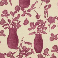 F Schumacher Hugo Floral Fuchsia 176240 Good Vibrations Collection Indoor Upholstery Fabric