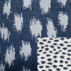 Sunbrella Agra Indigo 145147-0000 Fusion Collection - Reversible Upholstery Fabric (Dark Side)