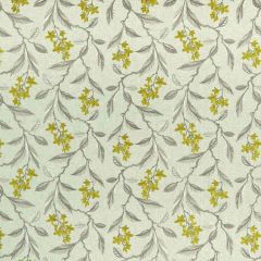 Clarke and Clarke Melrose Chartreuse F1008-01 Drapery Fabric