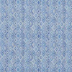 F Schumacher Diamond Strie Blue 75921 Indoor / Outdoor Prints and Wovens Collection Upholstery Fabric