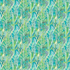 Gaston Y Daniela Cactus Azul / Verde GDT5491-1 Gaston Libreria Collection Multipurpose Fabric