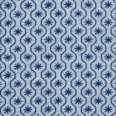 F Schumacher Gigi Embroidery Blue 73492 Happy Together Collection Indoor Upholstery Fabric