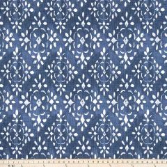Premier Prints Avila Prussian Blue Slub Canvas Shibori Theory Collection Multipurpose Fabric