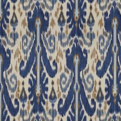 Lee Jofa Pardah Print Indigo 2012103-50 the Malika Collection Multipurpose Fabric