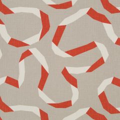Robert Allen Vento Ribbon Persimmon 262105 Modern Drama Collection By DwellStudio Indoor Upholstery Fabric
