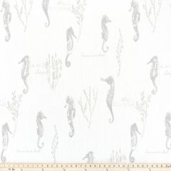 Premier Prints Ocean Love French Grey Slub Canvas Beach House Collection Multipurpose Fabric
