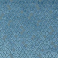F Schumacher Esther Velvet Peacock 72772 Cut and Patterned Velvets Collection Indoor Upholstery Fabric