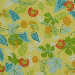 Robert Allen Baja Floral Lemon 207646 Indoor/Outdoor Drapery Fabric