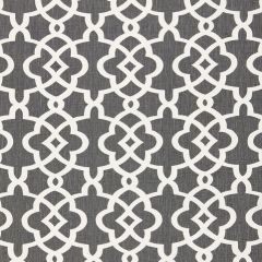 F Schumacher Summer Palace Fret Smoke 174591 Indoor Upholstery Fabric