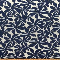 Premier Prints Twirly Deep Blue Indoor-Outdoor Upholstery Fabric