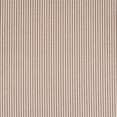 F Schumacher Charee Silk Stripe Brown 60922 New Traditional Collection Indoor Upholstery Fabric