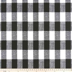 Premier Prints Anderson Black Outdoor Anderson Collection Indoor-Outdoor Upholstery Fabric
