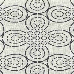 F. Schumacher Trellis Knot Ivory & Onyx 174222 Modern Prints Collection