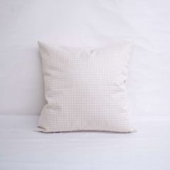 Indoor/Outdoor Sunbrella Houndstooth Ivory - 20x20 Throw Pillow (quick ship)