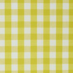 F Schumacher Elton Cotton Check Yellow 63069 Scandinavian Modern Collection Indoor Upholstery Fabric