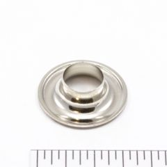 DOT® Grommet with Plain Washer #2 Nickel-Plated Brass 3/8" 1-gross (144)
