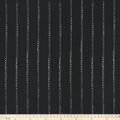 Premier Prints Carlo Black / Luxe Polyester Indoor-Outdoor Upholstery Fabric