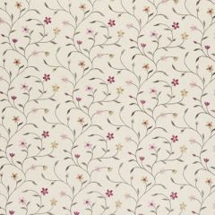 Clarke and Clarke Mellor Raspberry F0599-05 Ribble Valley Collection Drapery Fabric