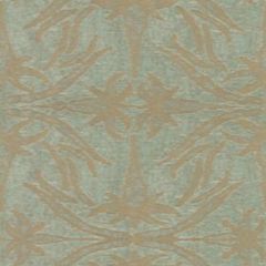 Lee Jofa Modern Lily Branch Aqua GWF-2926-13 by Allegra Hicks Indoor Upholstery Fabric