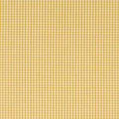 F Schumacher Barnet Cotton Check Yellow 64639 New Traditional: Provenal Collection Indoor Upholstery Fabric