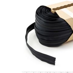 YKK Vislon Chain #10VF 11/16 inch Tape Black - Full Rolls Only (109 yards)