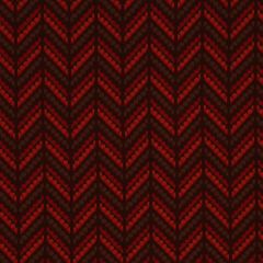 Robert Allen Dotted Zigs Red Hot 221432 Indoor Upholstery Fabric