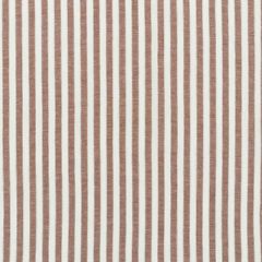 F Schumacher Regatta Linen Stripe Sienna 70037 Essentials Sheers Casements Collection Indoor Upholstery Fabric