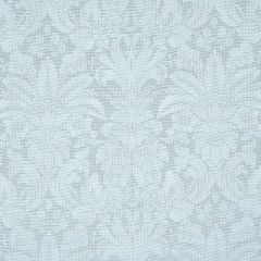 F Schumacher Colette Linen/Silk Damask Chambray 69144 Rhapsody In Blue Collection Indoor Upholstery Fabric