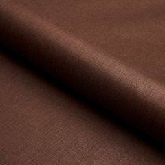 F Schumacher Lange Glazed Linen Brown 69369 Perfect Basics: Linen Collection Indoor Upholstery Fabric