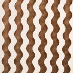 F Schumacher The Wave Velvet Camel 69426 by Miles Redd Indoor Upholstery Fabric